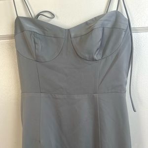 Oak + Fort Silky midi Dresss